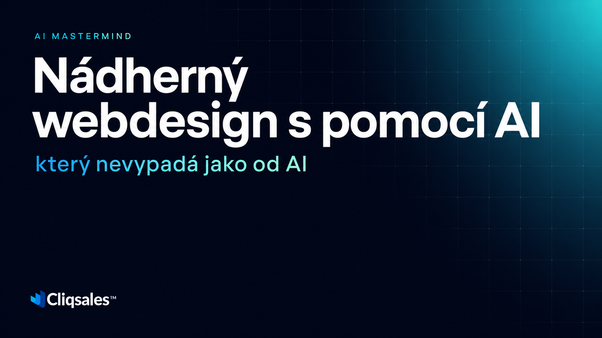 Nádherný webdesign s pomocí AI — AI Mastermind
